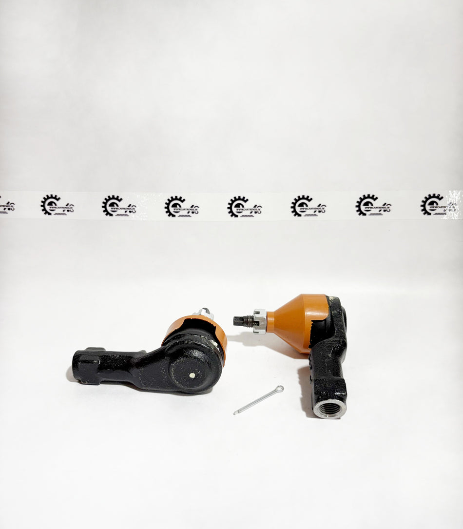 Pair of AUTOKOI tie rod end assemblies for Kia Seltos, showing the black metal components and ball joint connections.