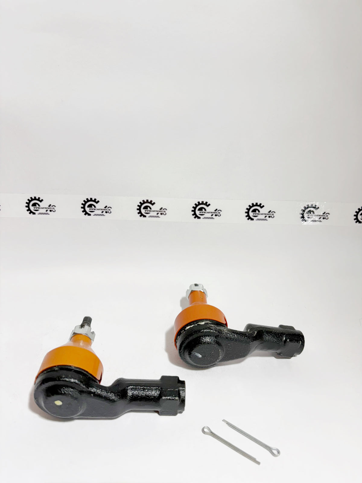 Pair of AUTOKOI tie rod end assemblies for Kia, showing the universal steering link components with detailed metal construction.