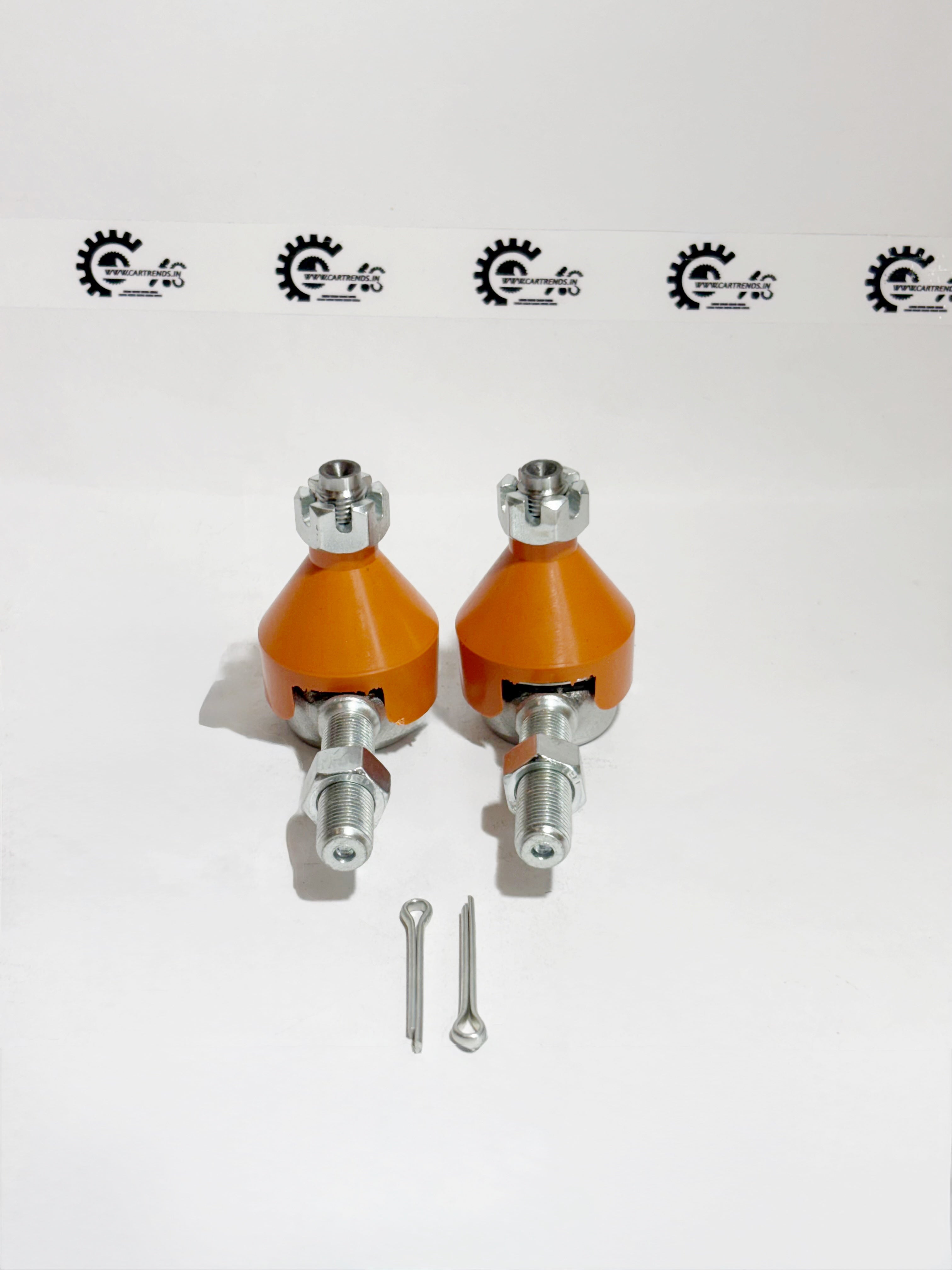 AUTOKOI tie rod end assembly set for Maruti vehicles, shown from the back view with universal fit and durable construction.