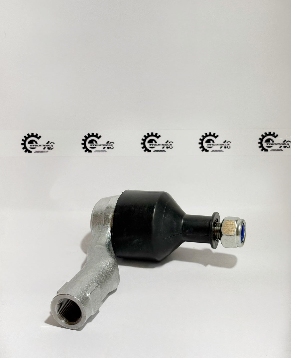 AUTOKOI tie rod end assembly for Tata vehicles, left-hand side, part number KTAF10091, showing the metal joint and connection points.