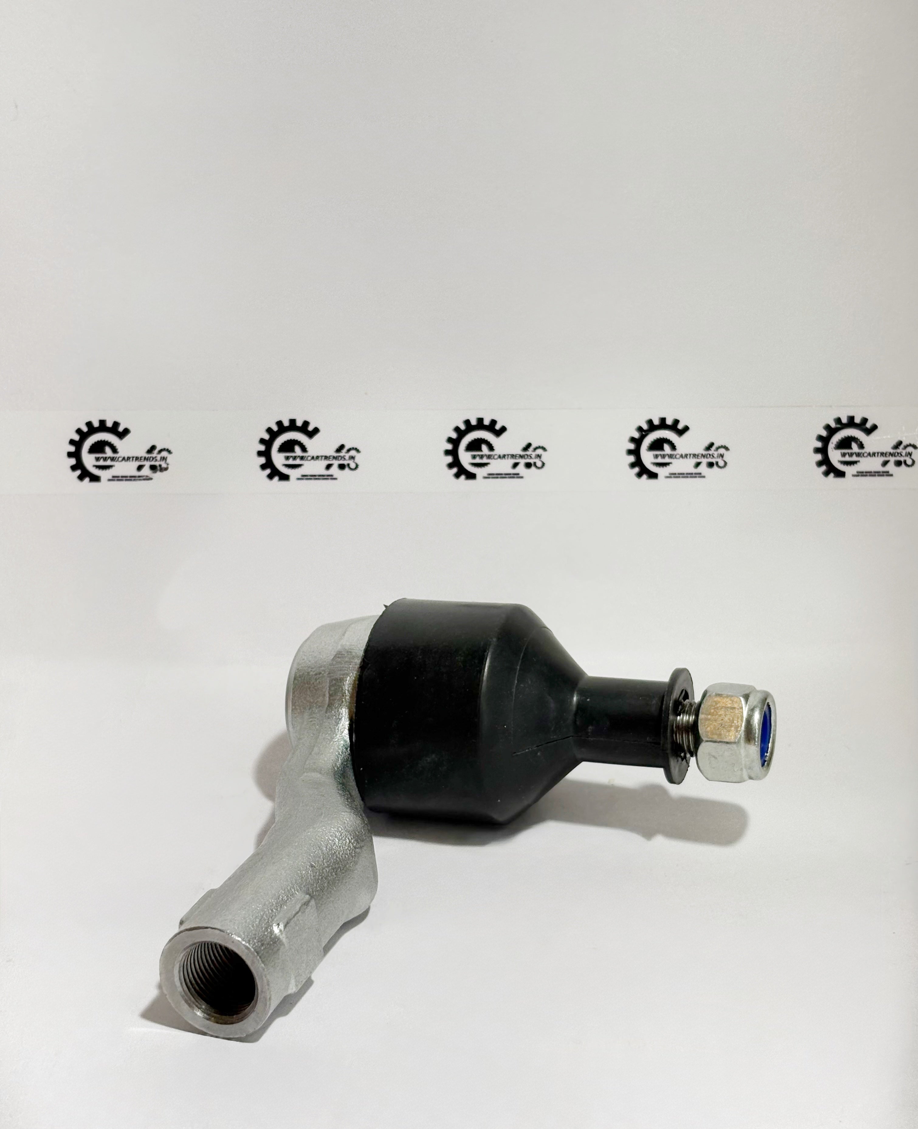 AUTOKOI tie rod end assembly for Tata vehicles, left-hand side, part number KTAF10091, showing the metal joint and connection points.