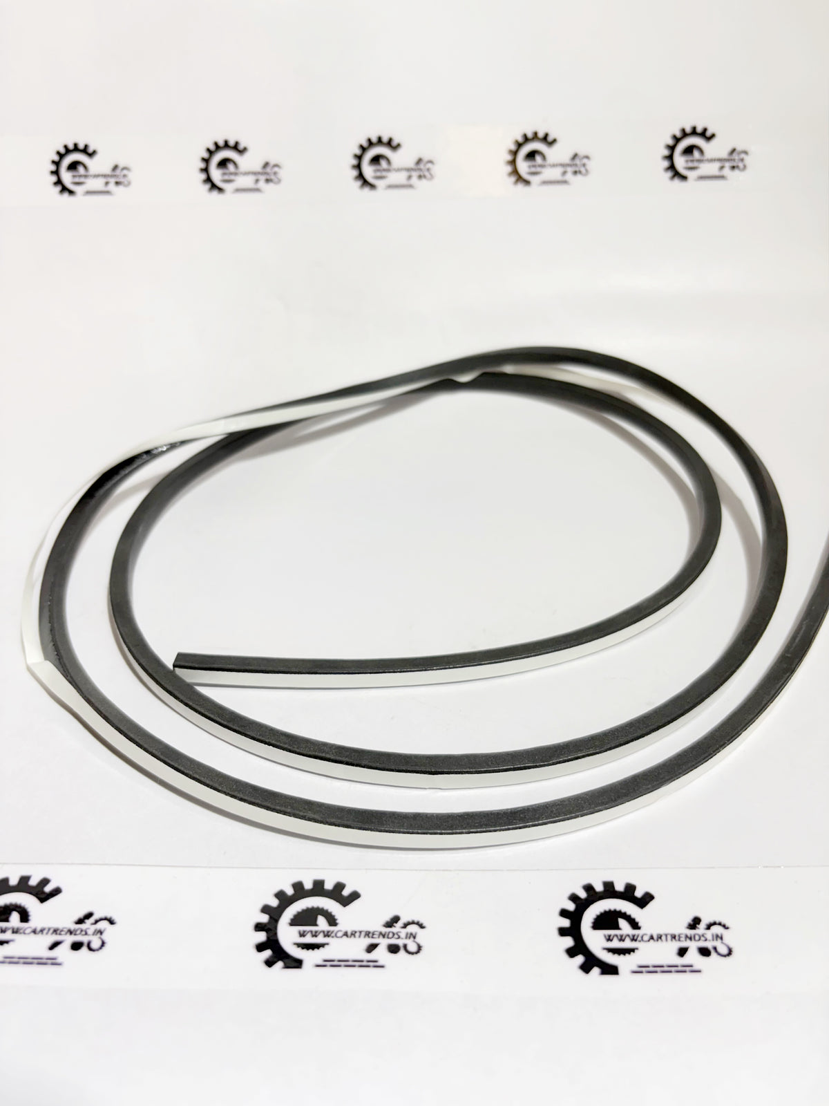 Honda Amaze windshield replacement part, front view showing clear glass and mounting edges for Honda Amaze models.