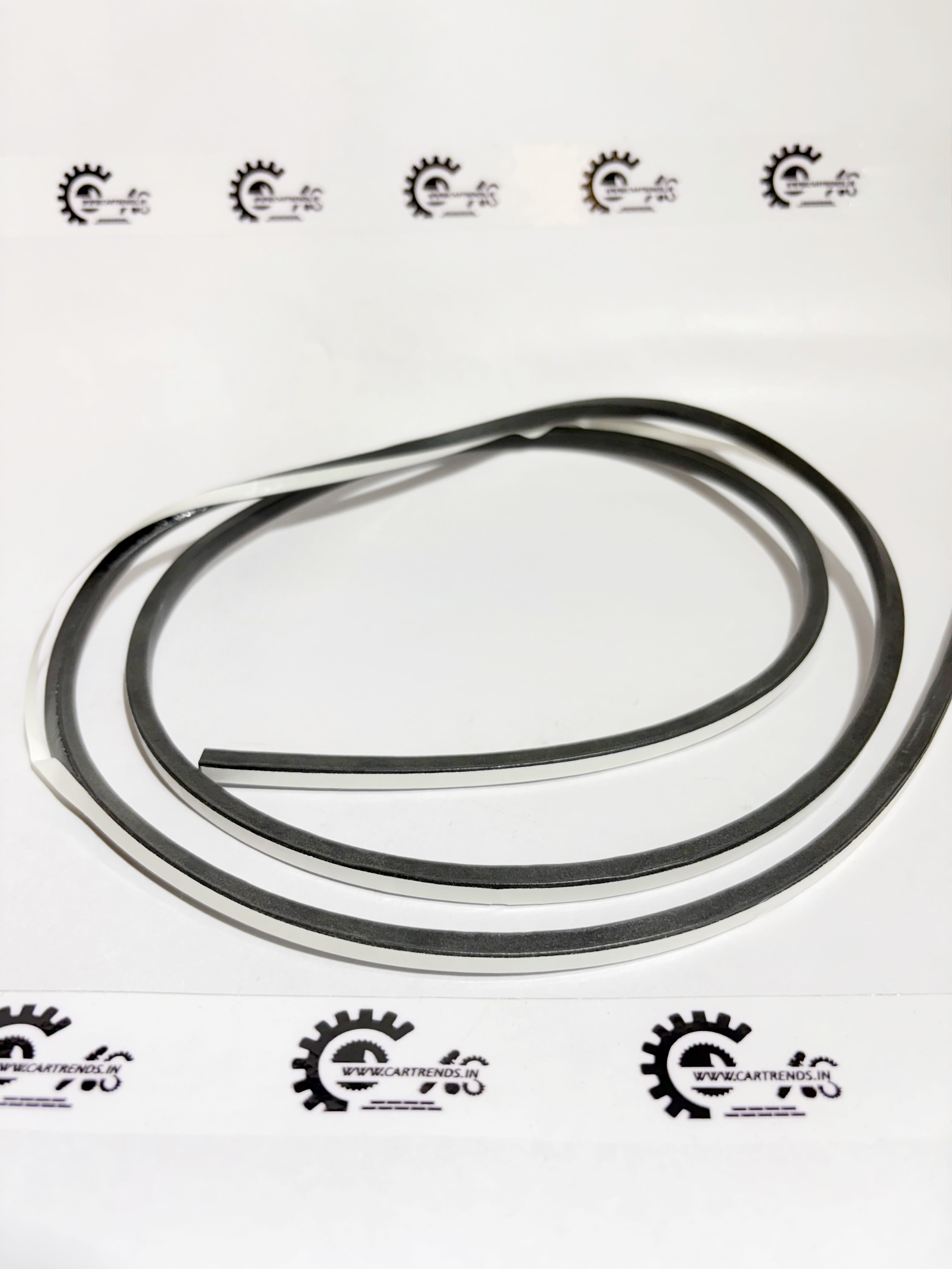 Honda Amaze windshield replacement part, front view showing clear glass and mounting edges for Honda Amaze models.