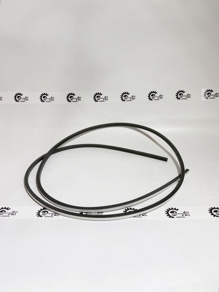 Honda AMAZE windshield part 73226SZW000, left side view showing clear glass and mounting edges.