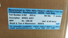 Load image into Gallery viewer, G1BZ1015A - WHEEL RIM FIGO BLACK