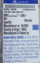 Load image into Gallery viewer, Tail light Xcent New Model Right   92402B4700