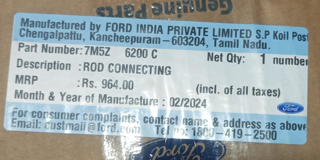 CONNECTING ROD ASPIRE 1ST GEN 7M5Z6200C