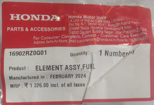 Load image into Gallery viewer, Honda Amaze Diesal Filter 16902RZ0G01