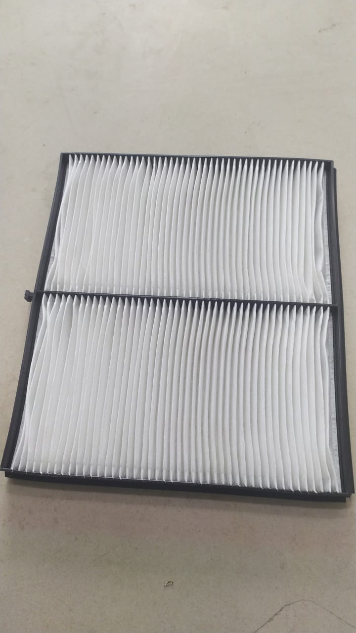 CarTrends AC interior air filter for Scorpio, replacement spare part showing a clean, new filter for vehicle air conditioning system.