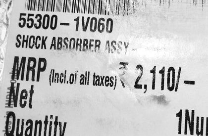 REAR SHOCK ABSORBER  VERNA FLUIDIC   553001V060