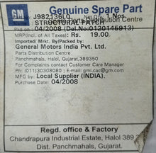 Load image into Gallery viewer, STRUCTURAL PATCH OPTRA PETROL J982136L0