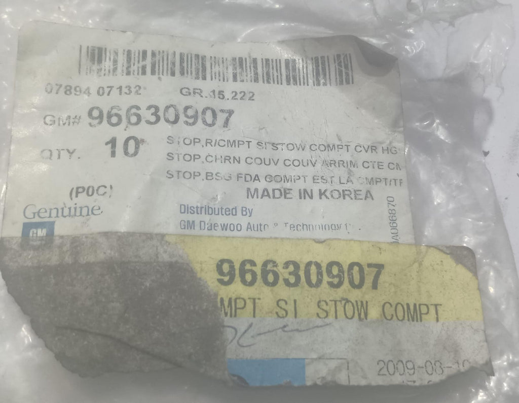 STOP R CMPT SI STOW COMPT CAPTIVA J96630907
