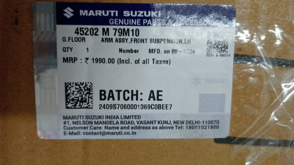 ARM CIAZ LEFT SIDE 45202M79M10