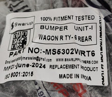 Load image into Gallery viewer, REAR BUMPER WAGONR 2024 MODEL MS5302WRT6