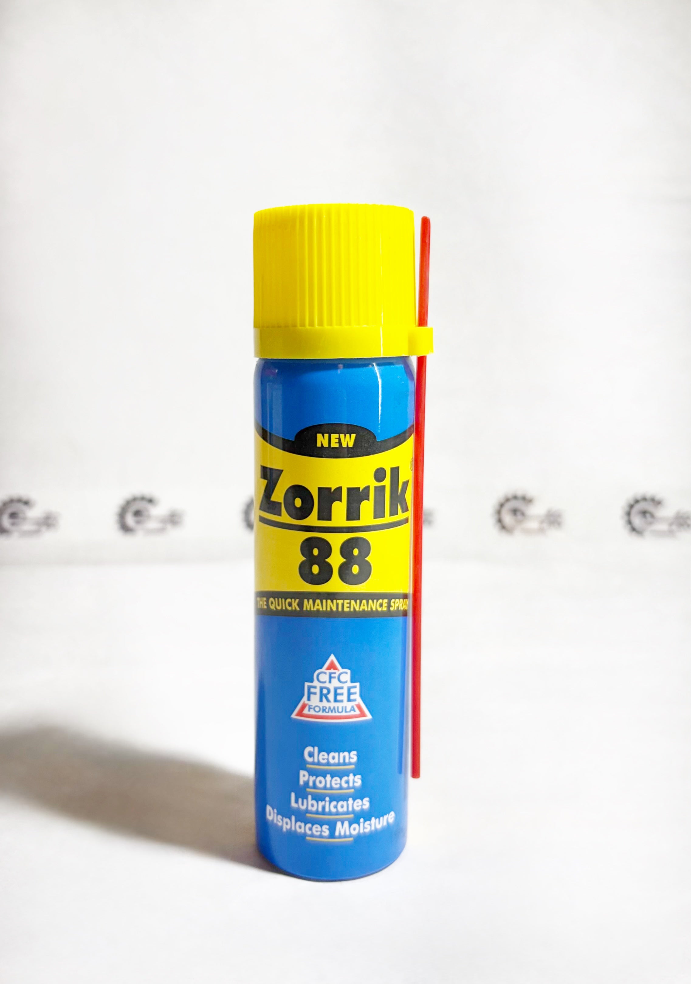 ZORRIK AB 88 Spray 60g by Pidilite, a universal adhesive spray bottle with a white cap and label, front view.