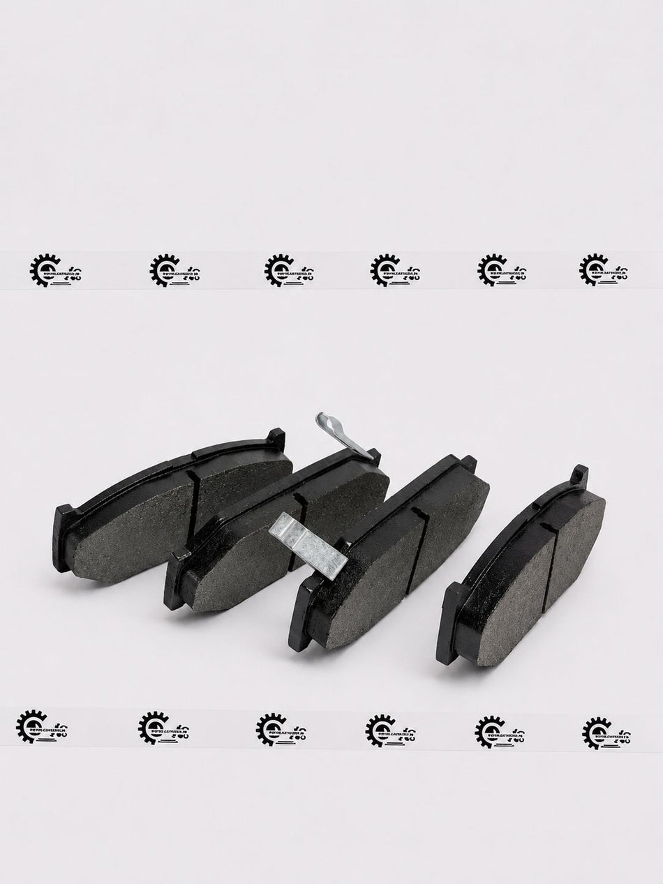 AUTOKOI brake pads and shoe KBPF17002, automotive replacement part, shown in a close-up image with detailed brake components.