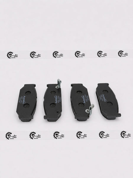 AUTOKOI brake pads and shoe KBPF17002, automotive brake components with detailed metal and rubber parts visible.