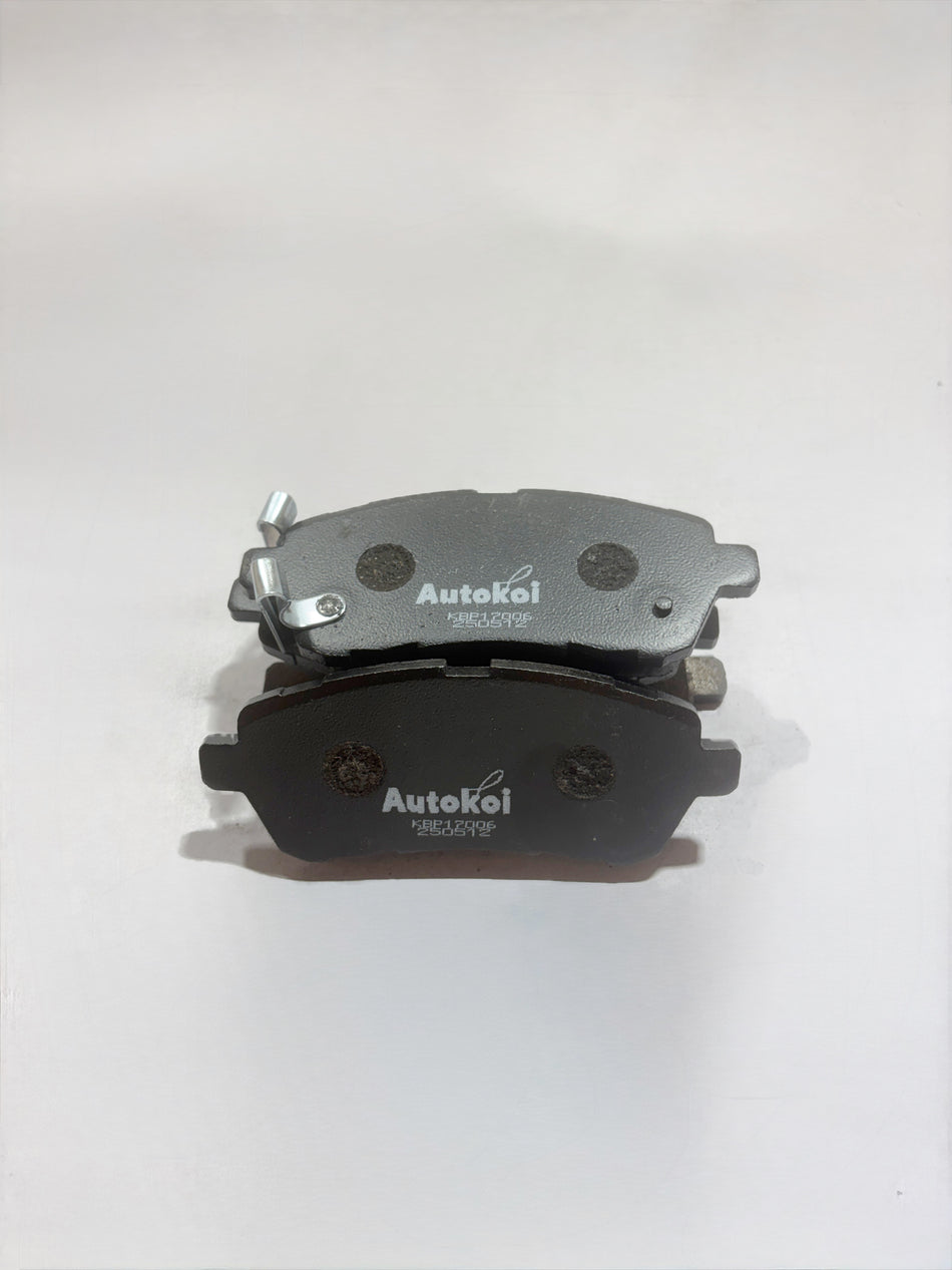 AUTOKOI brake pads and shoe KBPF17006 for vehicle braking system, shown in the image.
