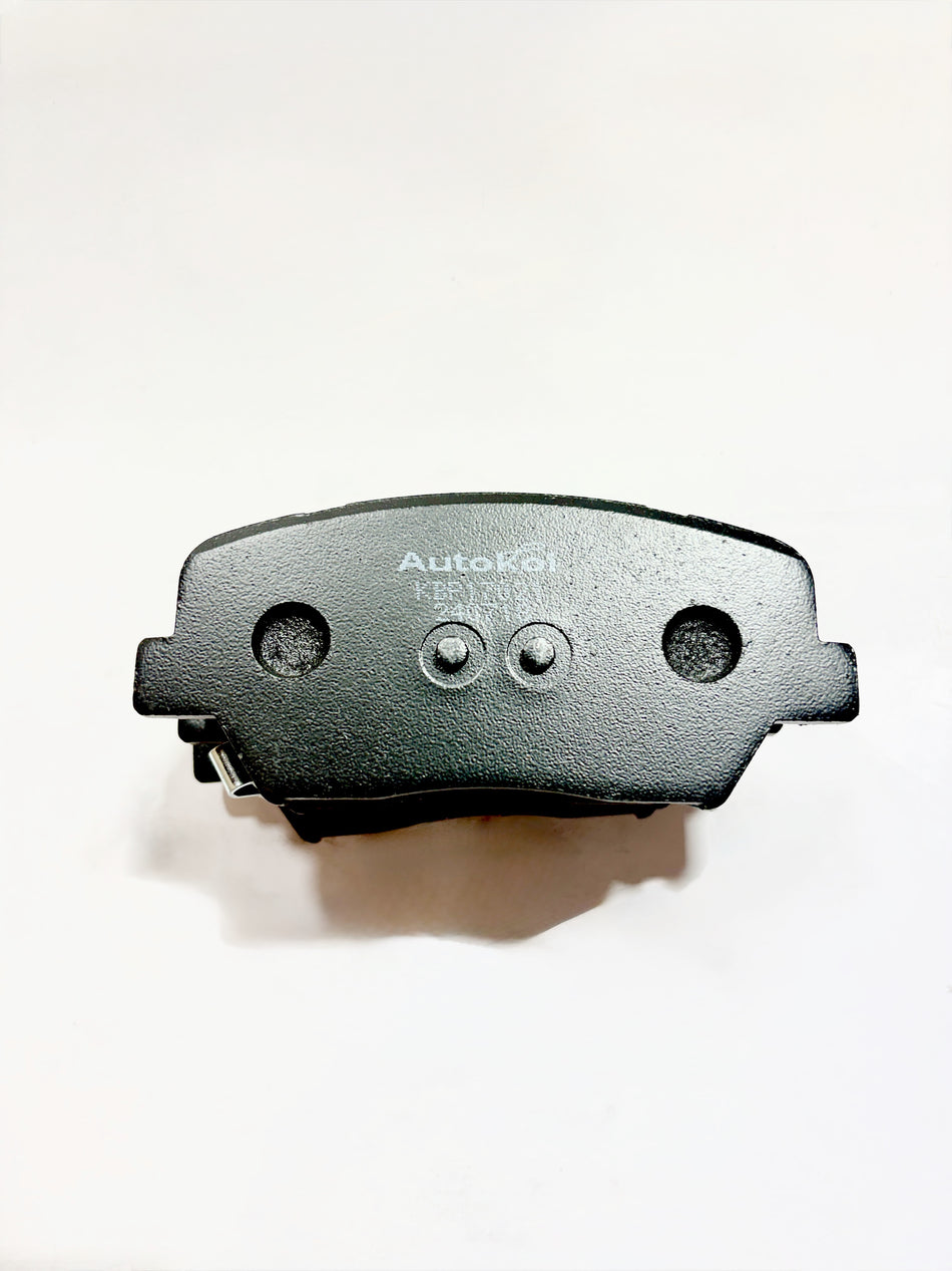 AUTOKOI brake pads and shoe KBPF17021, automotive brake components with detailed surface design for vehicle braking systems.