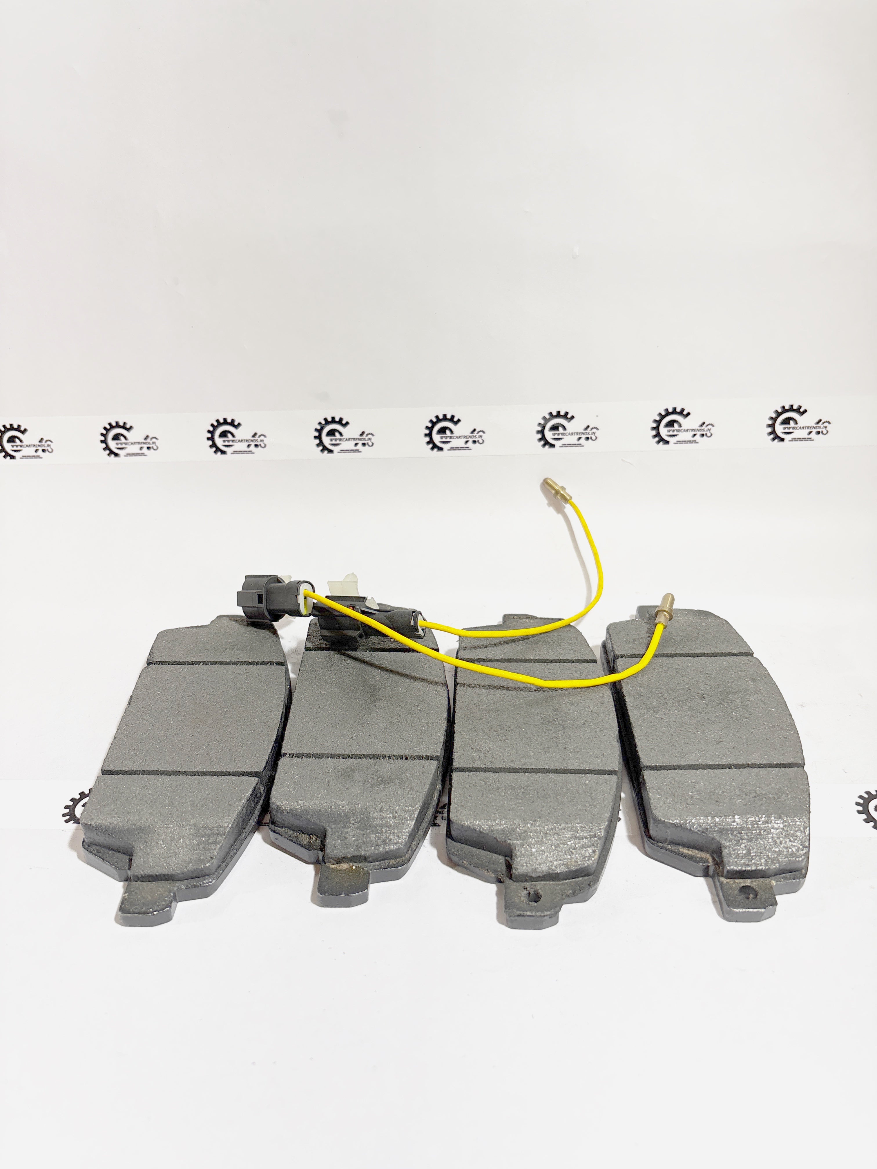 AUTOKOI brake pads and shoe KBPF17035, automotive brake component, shown in black with metal backing for vehicle stopping power.
