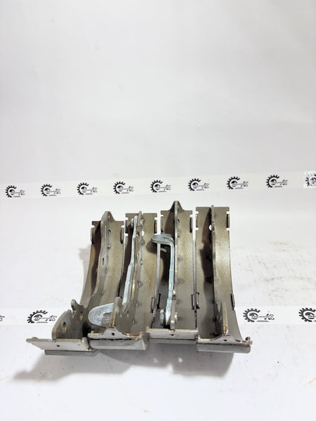 AUTOKOI brake pads and shoe KBPF17320, automotive brake components, showing the set's detailed design and material.