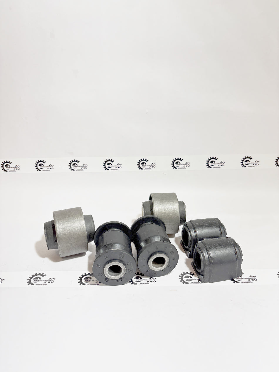 AUTOKOI Front Bush Kit KRPF14163 showing rubber bushings and metal components for vehicle suspension repair