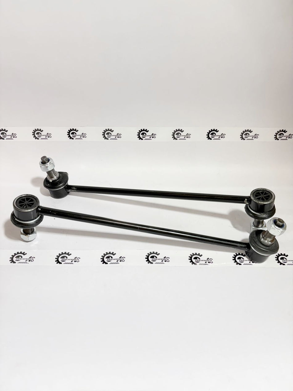 AUTOKOI front stabilizer link set KKIF13007 for vehicle suspension, showing new metal links with bushings and mounting points.