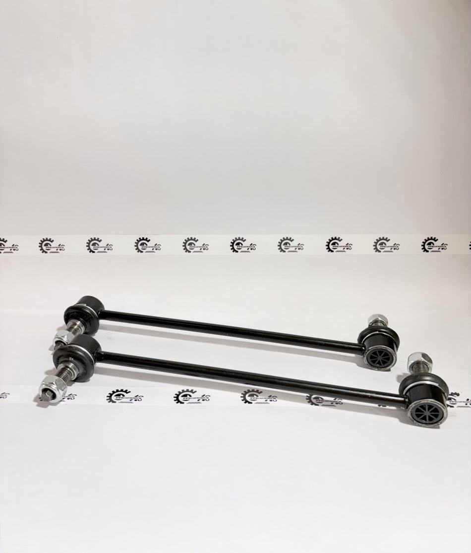 Autokoi front stabilizer link set KKIF13007, automotive suspension component with metal links and bushings, showing the assembled parts.