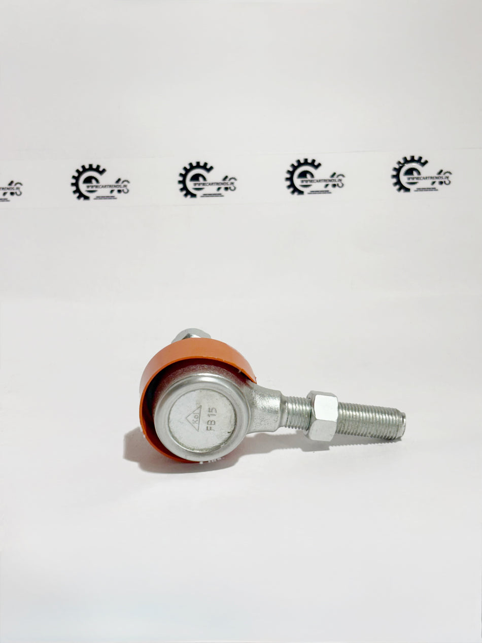 AUTOKOI Datsun Redigo tie rod end assembly, model KREF9011, showing the automotive steering component with detailed metal parts.