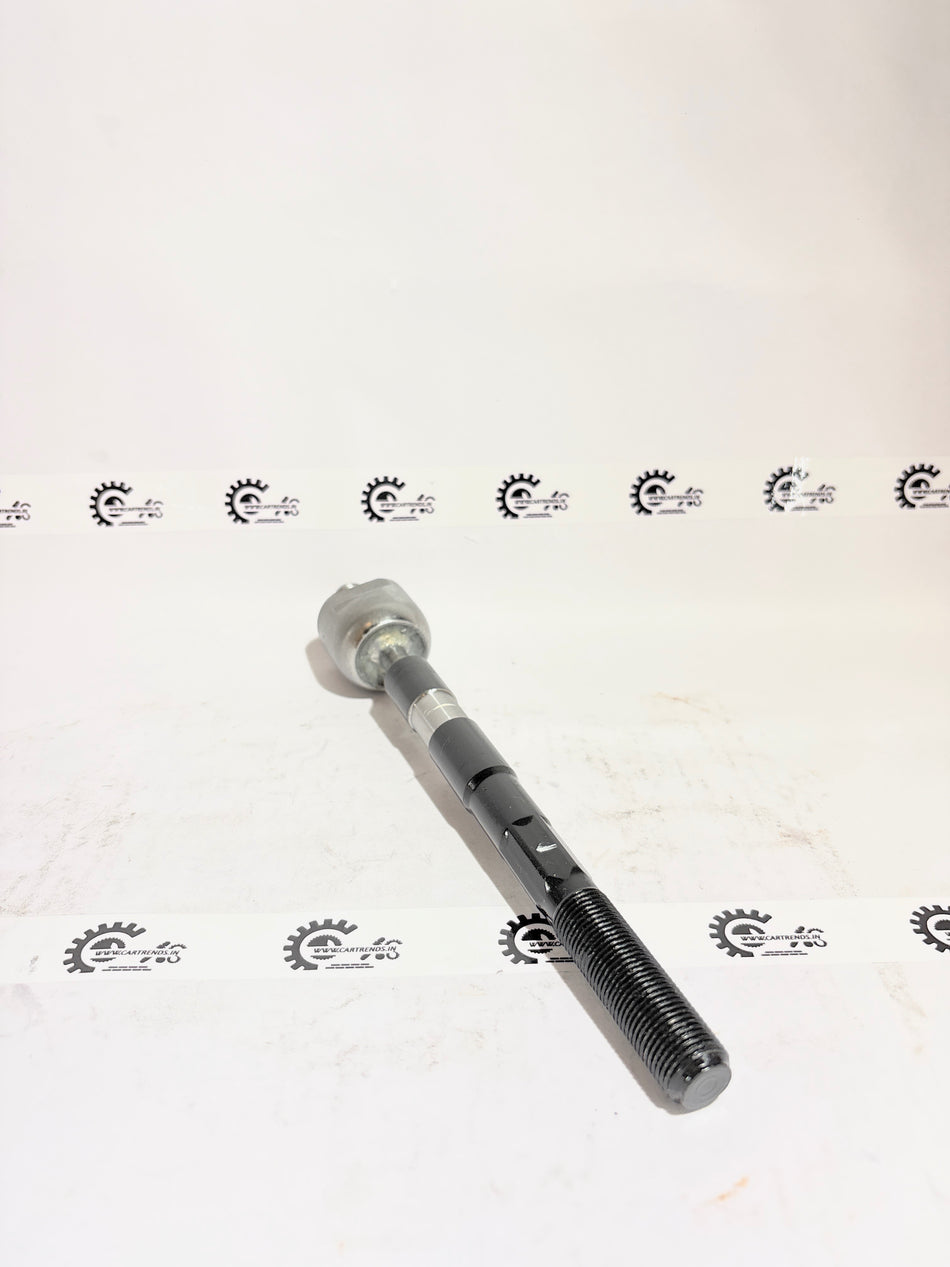 AUTOKOI Rack End Assembly KHMF2019 for automotive repair, showing the metal rack end part with mounting points and components.