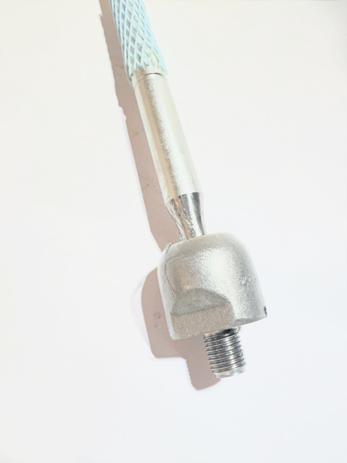 AUTOKOI Rack End Assembly KMMF3007 for vehicle suspension, showing the metal component with mounting points and hardware.