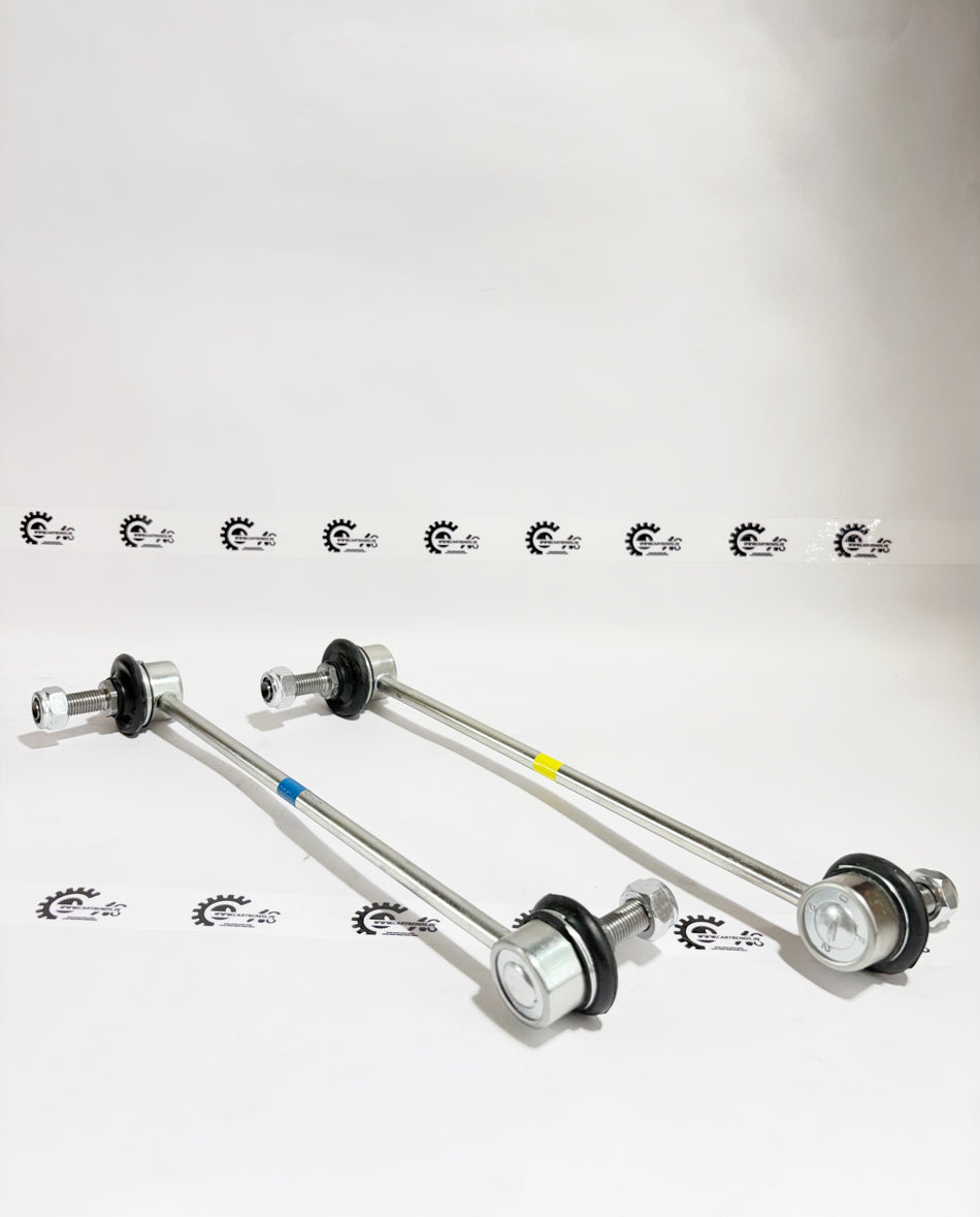 Pair of AUTOKOI Stabilizer Link Assy KTAF10086 for vehicle suspension, showing metal links with rubber bushings.