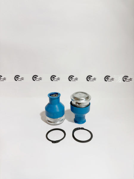 AUTOKOI Susp. Ball Joint Assy Set KHMF2041 for vehicle suspension, featuring a metal ball joint with mounting components.