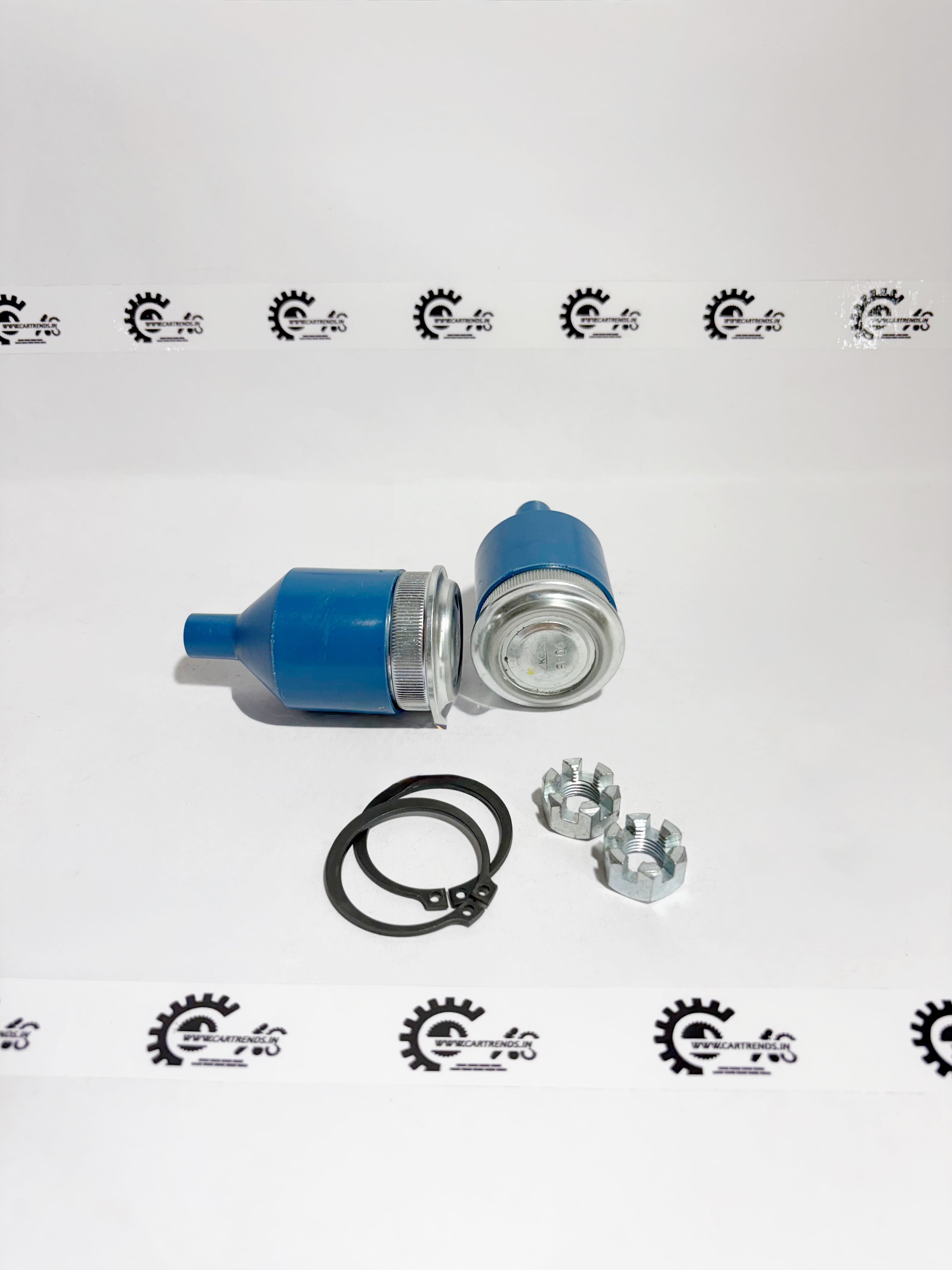 AUTOKOI suspension ball joint assembly set with nut, designed for vehicle suspension systems, shown with components and assembly details.