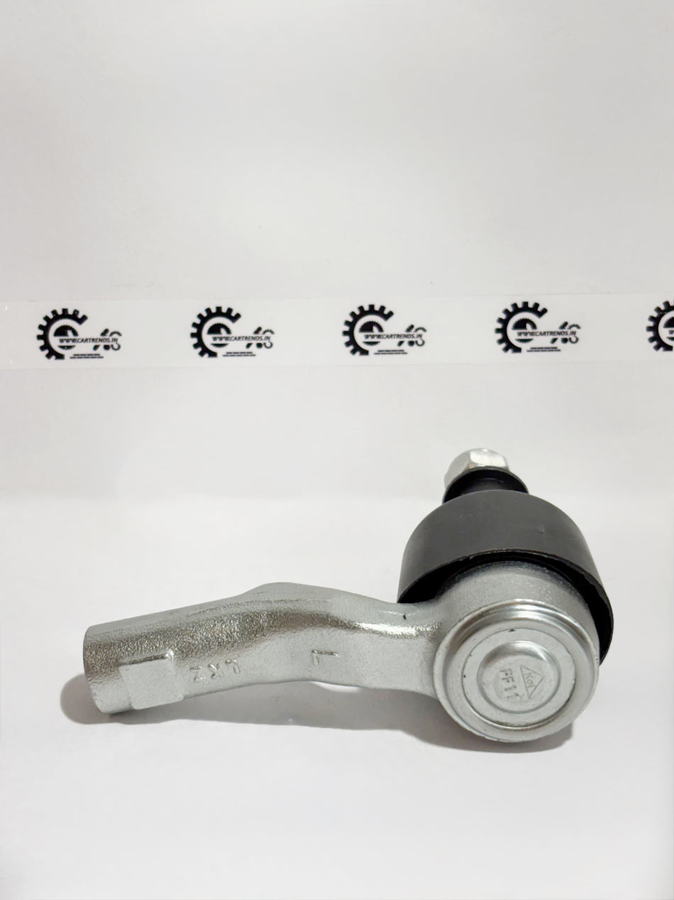 Autokoi LH tie rod end assembly for vehicle steering, black metal component with ball joint for automotive suspension.