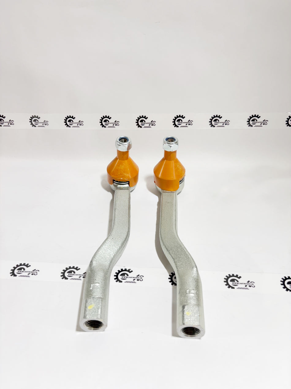 AUTOKOI tie rod end assembly pair, automotive suspension parts, showing the metal rod and joint for vehicle steering.