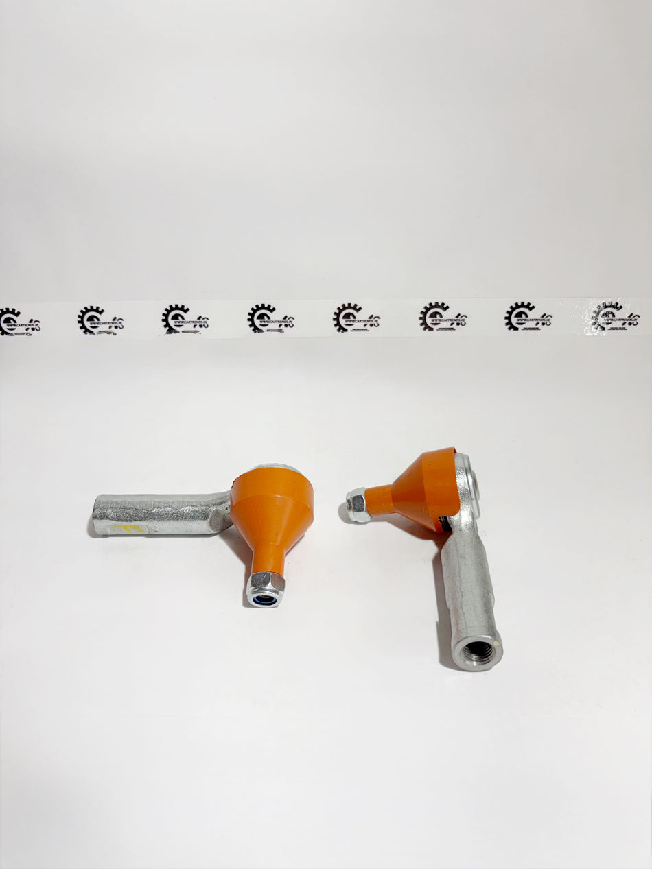 AUTOKOI Tie Rod End Assembly Set KFOF12014 for vehicle steering, showing close-up of the black metal tie rod end part.