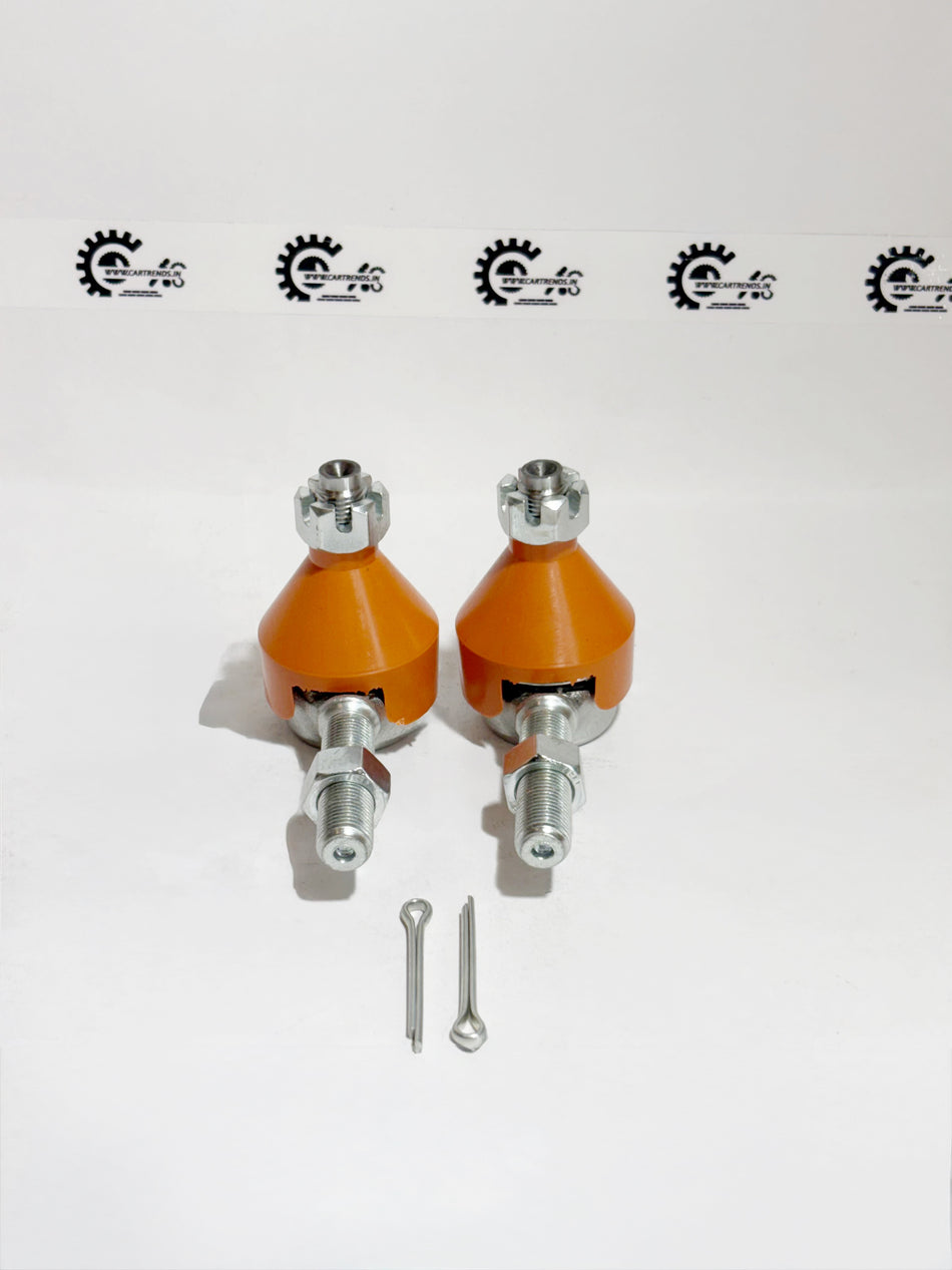 AUTOKOI Tie Rod End Assembly Set KMSF1004 showing a close-up of the automotive steering component with metal linkage.
