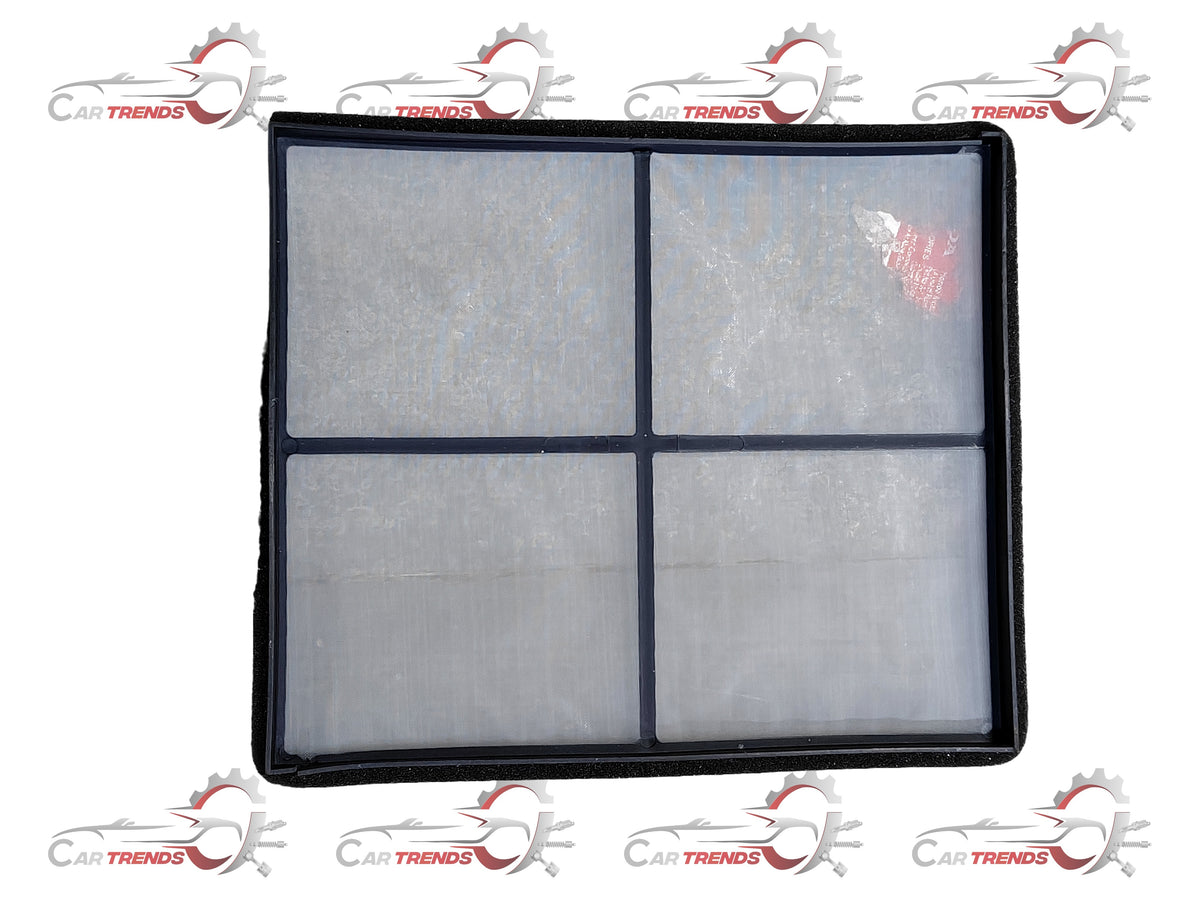 Chevrolet CarTrends AC interior air filter Beat 1st gen J13366859 showing filter media and frame for clean cabin air
