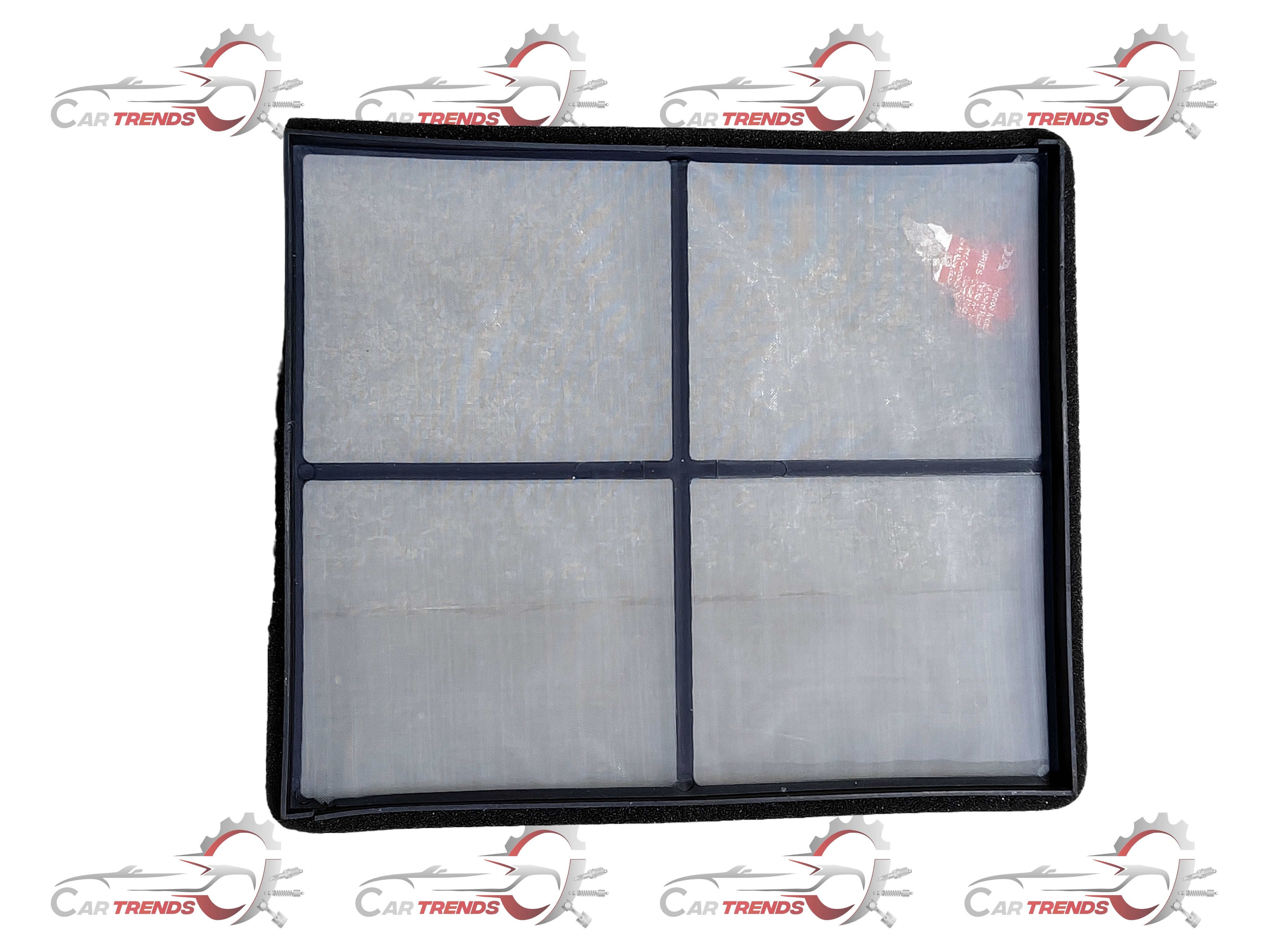 Chevrolet CarTrends AC interior air filter Beat 1st gen J13366859 showing filter media and frame for clean cabin air