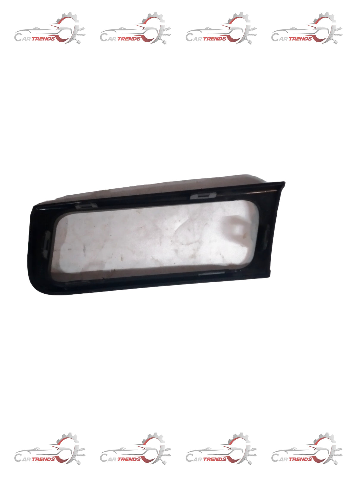 Chevrolet Optra Magnum inside handle cover by CarTrends, close-up view showing black plastic interior door handle accessory.