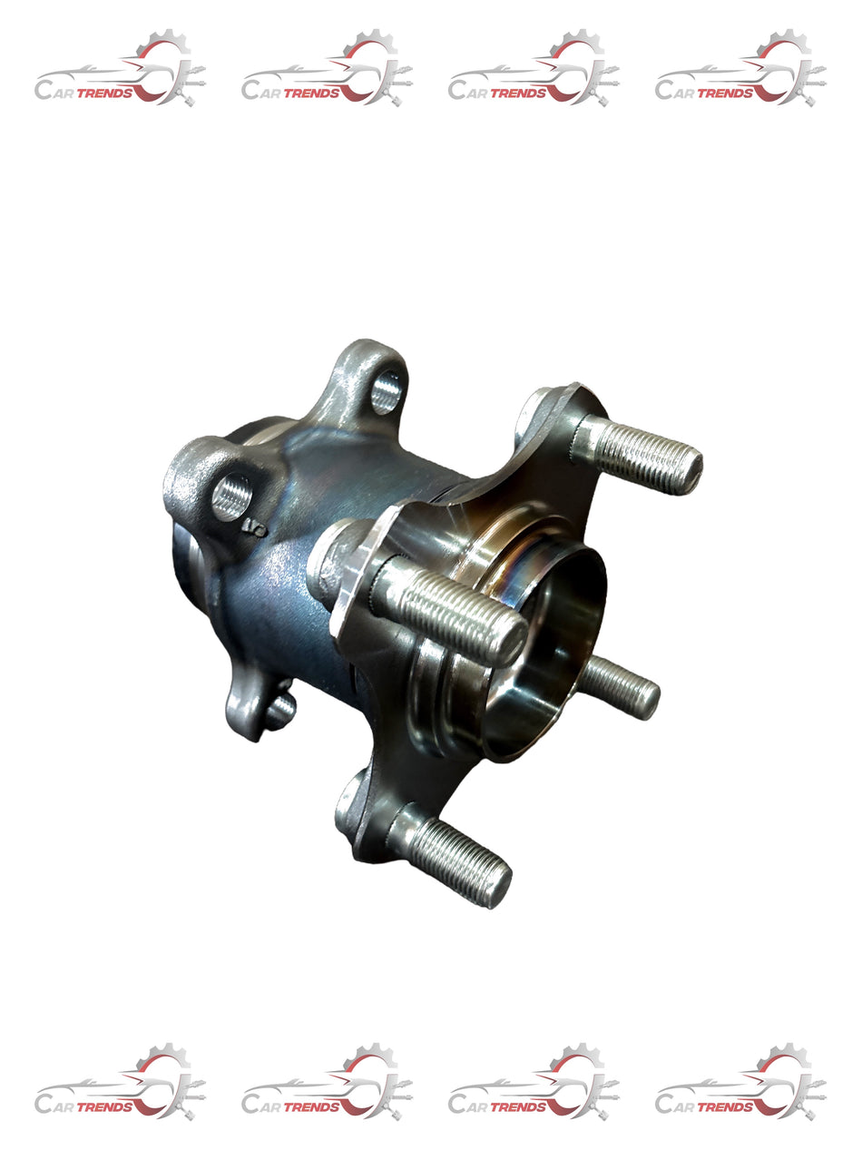 CarTrends bearing showing a close-up of the metal ball bearing for automotive applications.