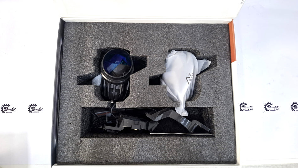 Blaupunkt AM 2300 PRO-2 LED fog lamps installed on a vehicle for improved visibility and style.