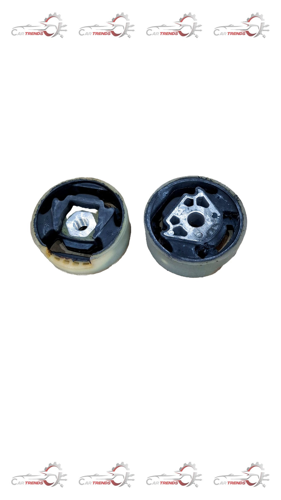 CarTrends bracket assembly mounting with metal components and mounting points, used for vehicle part installation.