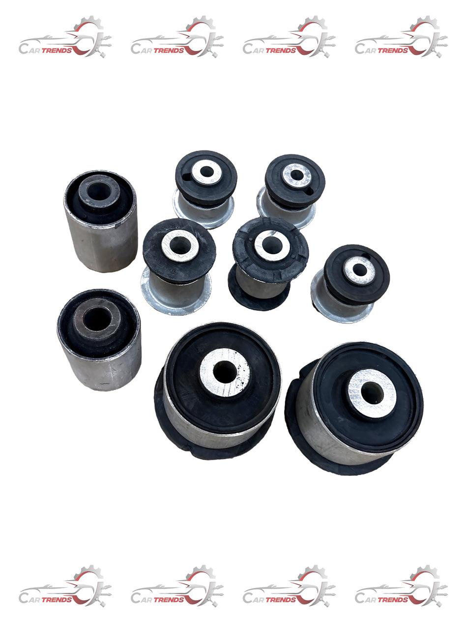CarTrends bracket mounting control arm bush, durable automotive suspension part with metal and rubber components.