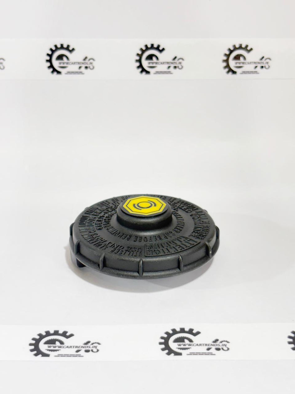 CarTrends reserve tank cap for vehicle, showcasing the durable plastic cap used for the reserve tank system.