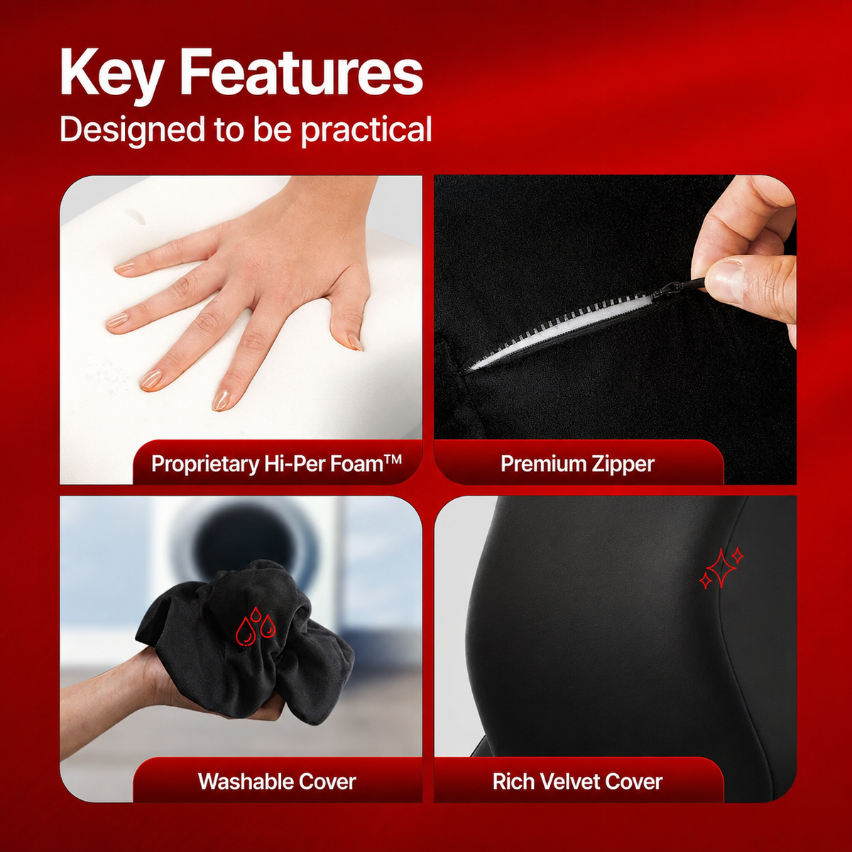 CarTrends Car Neck Rest Pillow Pro with ergonomic design and adjustable support for comfortable driving and travel.