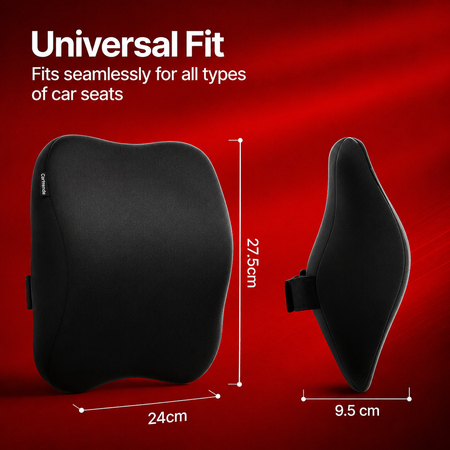 CarTrends Car Neck Rest Pillow Pro showing ergonomic design with padded support for comfortable car travel.