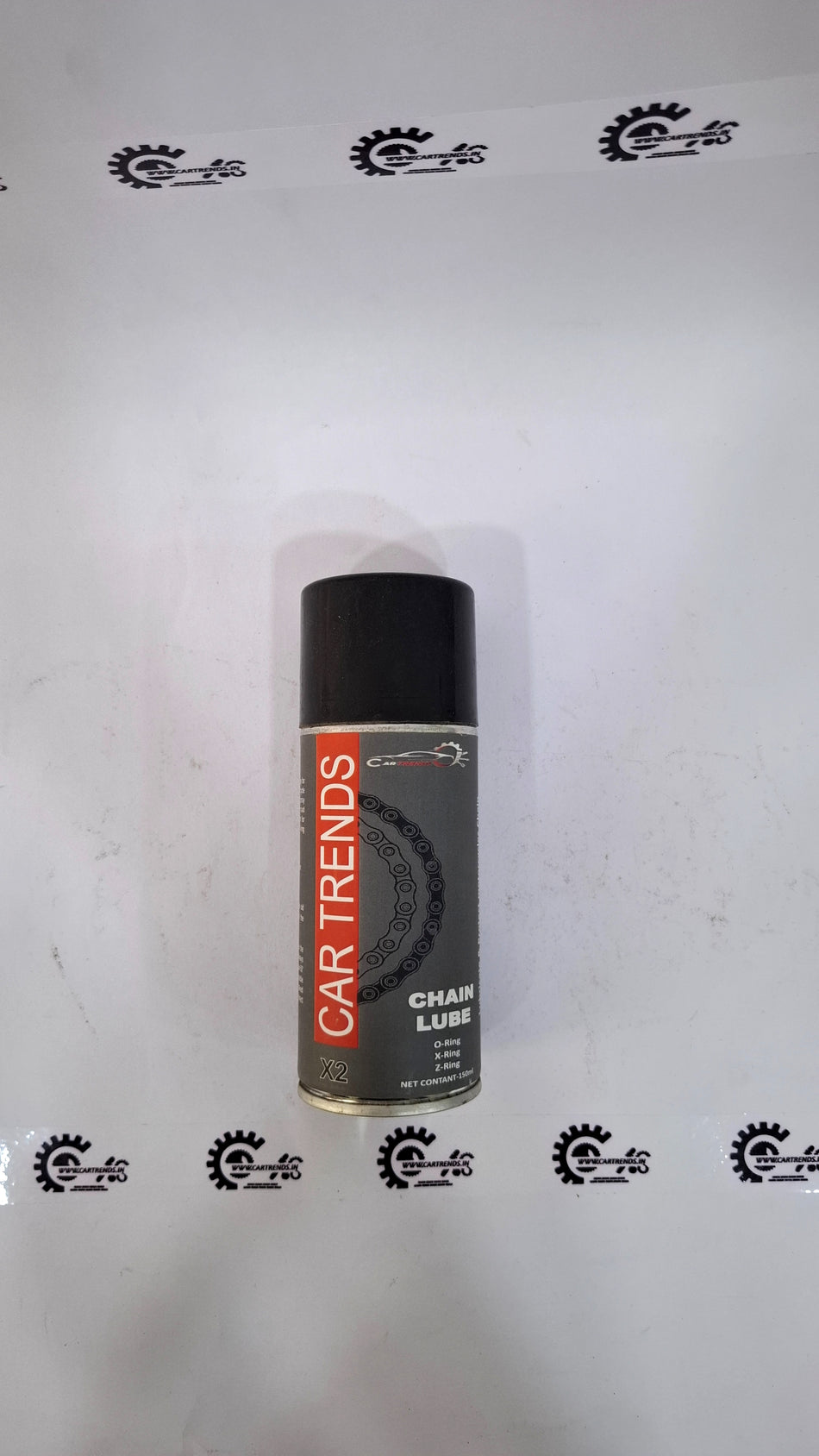 CarTrends Chain Lube spray bottle with nozzle, designed for lubricating bicycle and motorcycle chains.