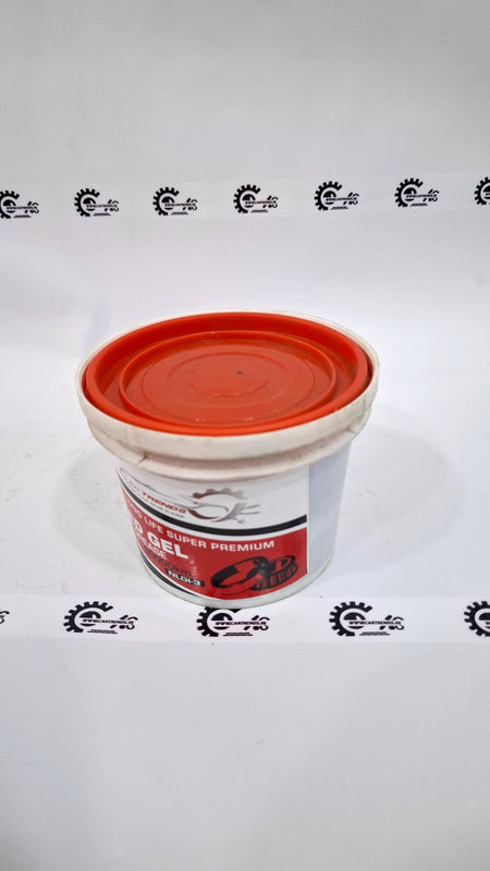 CarTrends Super Premium Red Gel Grease tube with red gel lubricant for automotive and mechanical applications.
